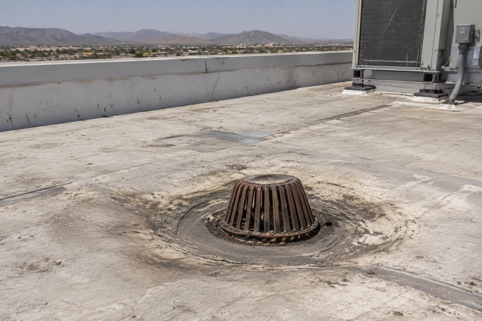 Ponding Water Roof Repair in St. George, UT Ponding Water Roof Repair in St. George, UT